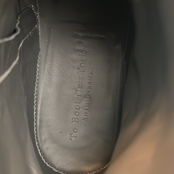 To Boot New York Rodrigo Black Calf Leather Boots Men’s 11.5 - Picture 8 of 10